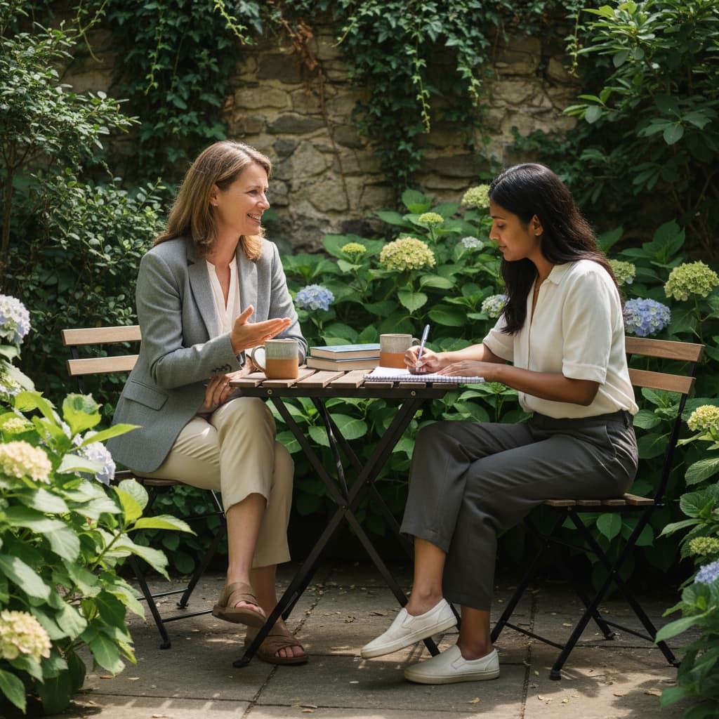 One-on-one coaching session